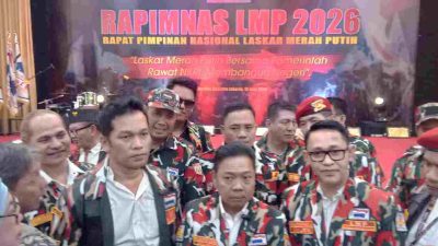 Laskar Merah Putih (LMP) Gelar Rapimnas 2026: Tegaskan Komitmen Mendukung Keutuhan Negara Kesatuan Republik Indonesia (NKRI) dan Agenda Pembangunan Nasional Pemerintahan Presiden Prabowo Subianto