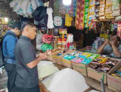 Polisi Melakukan Pengecekan Harga Pangan khususnya Komoditi Beras di Jakarta Utara dan Kepulauan Seribu
