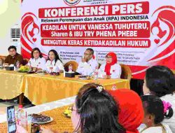 RPA INDONESIA TETAP KAWAL KRIMINALISASI VANESSA TUHUTERU, DESAK KOMISI III DAN PENGAWASAN TERBUKA DI MABES POLRI